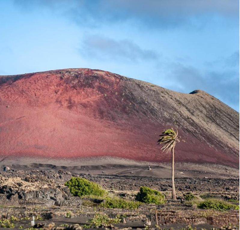 Lanzarote Casa Volcanica-Anclada Sobre La Lava Del Volcan Montana Blanca Exteriér fotografie