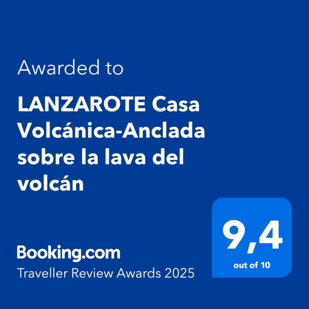 Lanzarote Casa Volcanica-Anclada Sobre La Lava Del Volcan Montana Blanca Exteriér fotografie